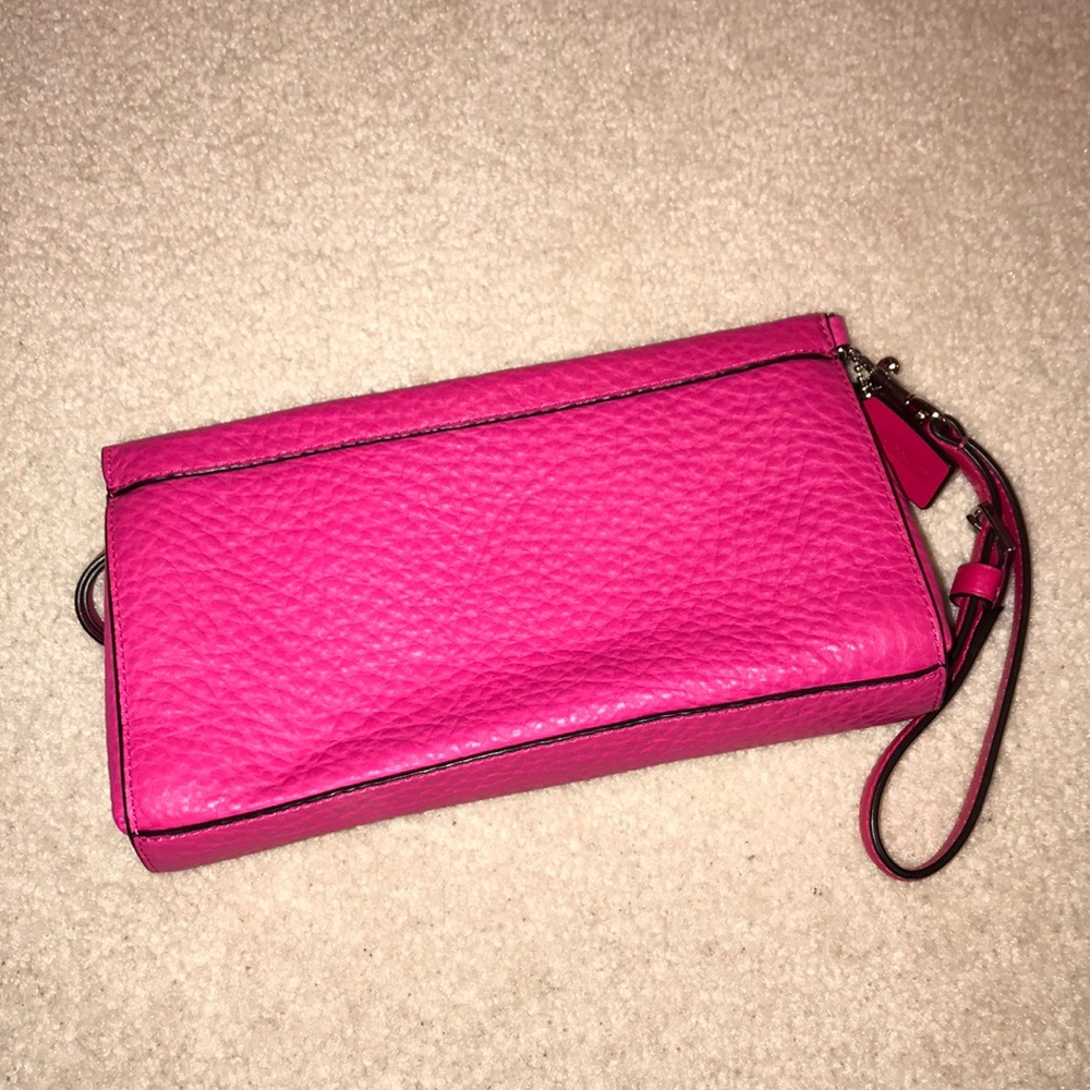 Pink Coach Wristlet - Picture 3 of 3
